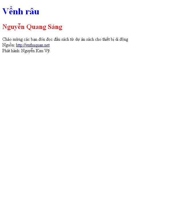 Vểnh râu