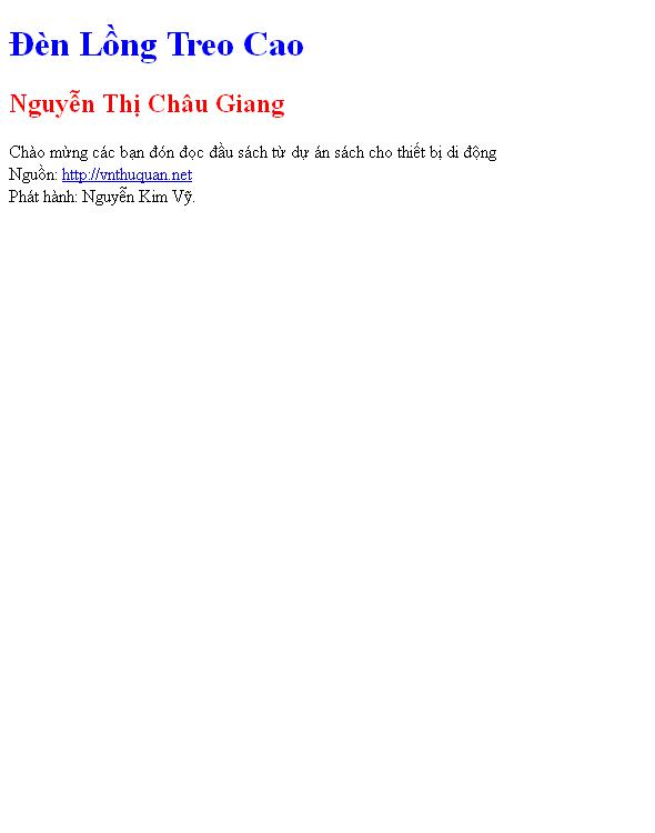 Đèn Lồng Treo Cao