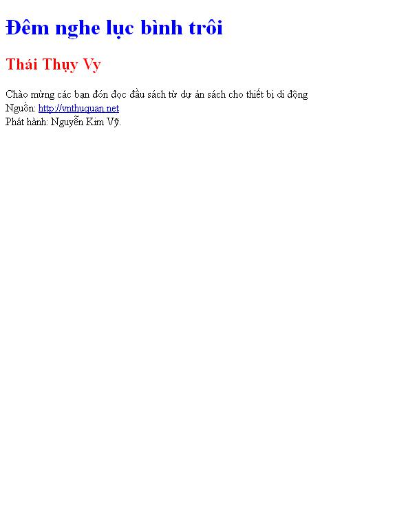 Đêm nghe lục bình trôi