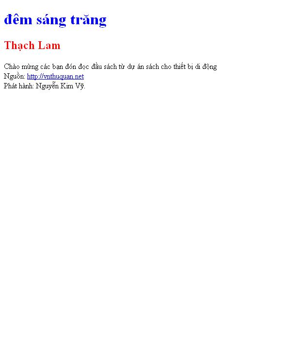 đêm sáng trăng
