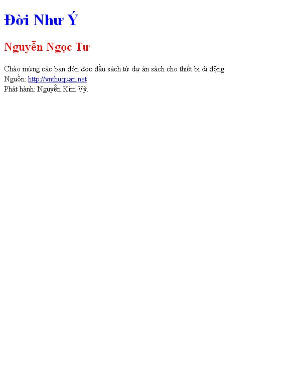 Đời Như Ý