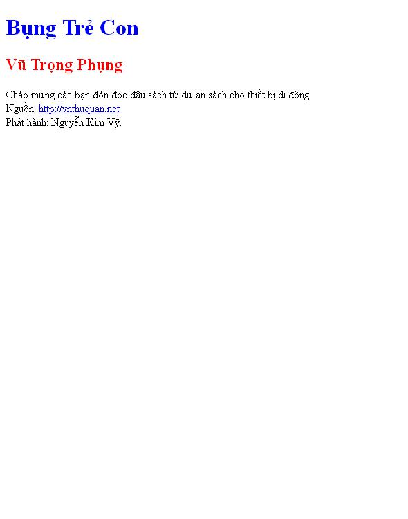 Bụng Trẻ Con