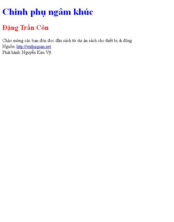 Chinh phụ ngâm khúc