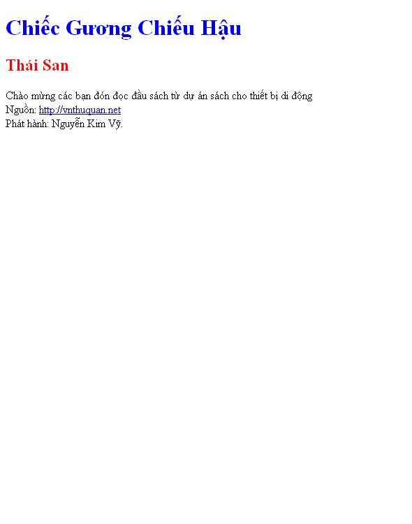 Chiếc Gương Chiếu Hậu