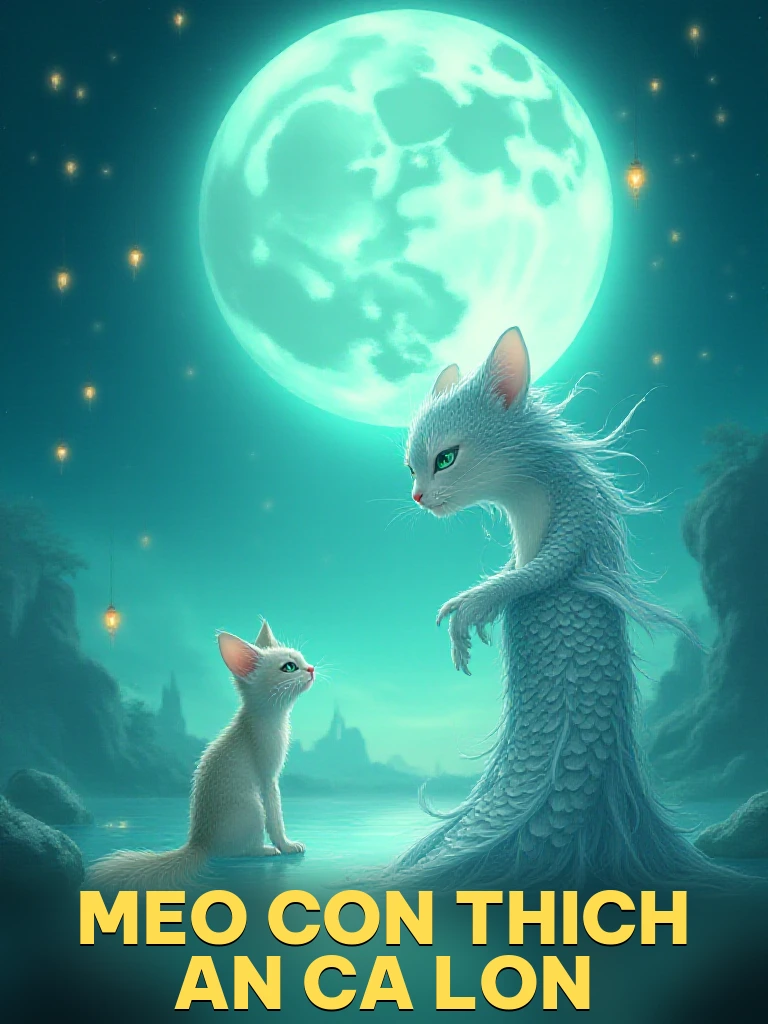 Mèo Con Thích Ăn Cá Lớn