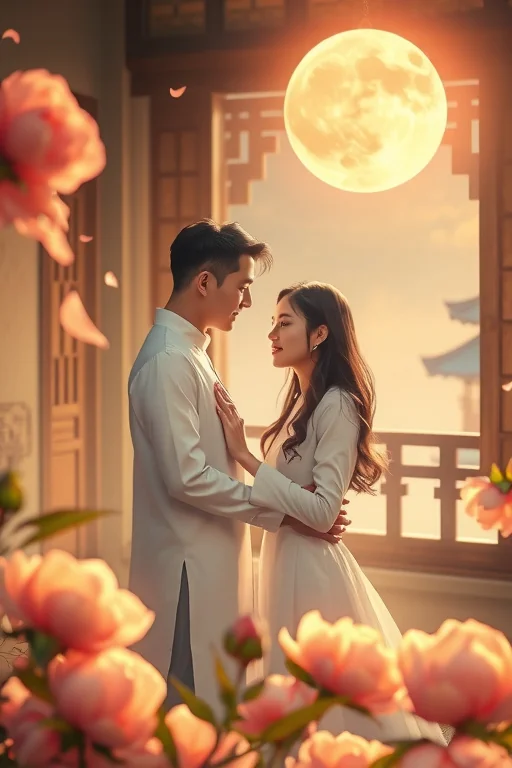 Ánh Trăng Treo Ngoài Cửa Sổ