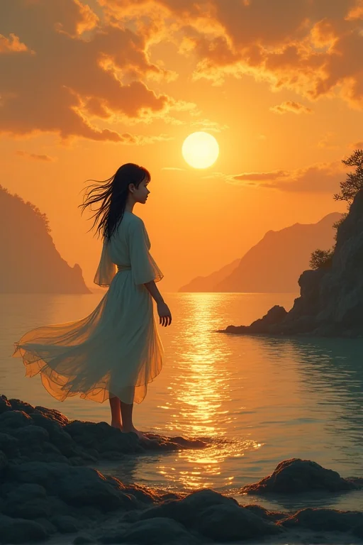 Ánh Hoàng Hôn Của Biển