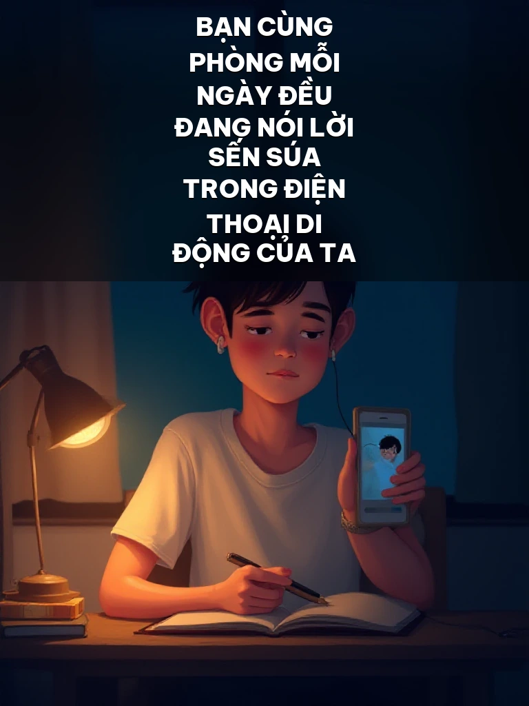 Bạn Cùng Phòng Mỗi Ngày Đều Đang Nói Lời Sến Súa Trong Điện Thoại Di Động Của Ta