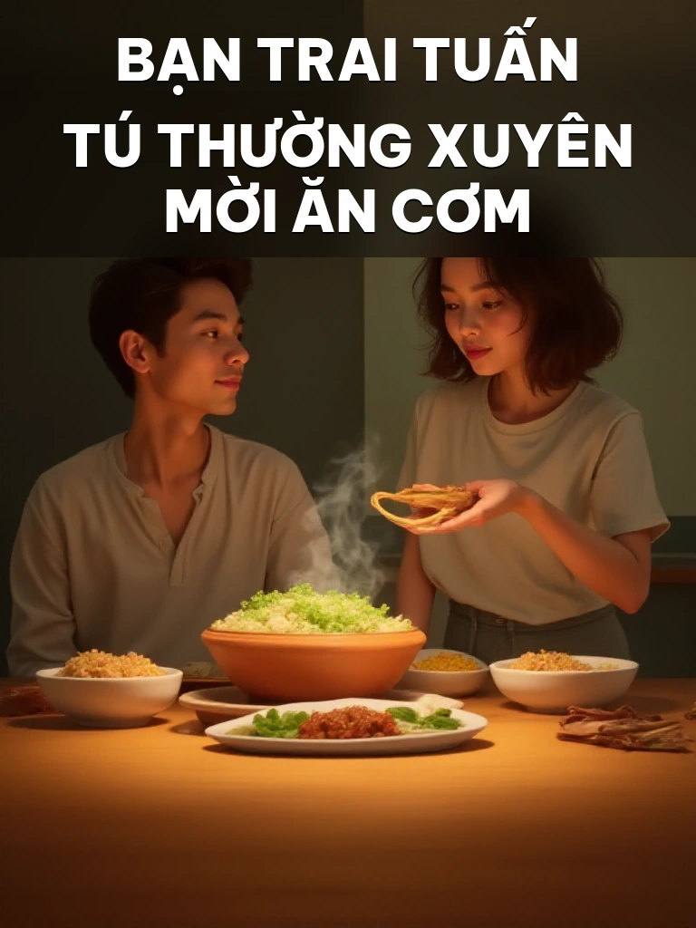 Bạn Trai Tuấn Tú Thường Xuyên Mời Ăn Cơm