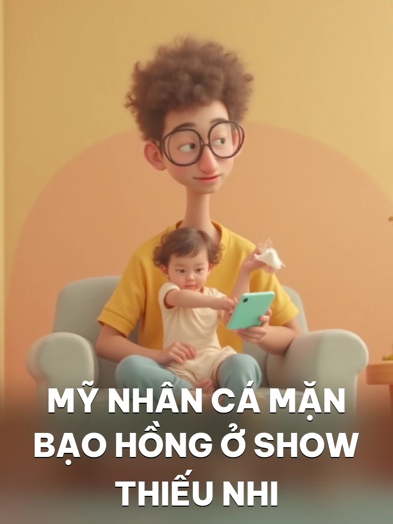 Mỹ Nhân Cá Mặn Bạo Hồng Ở Show Thiếu Nhi