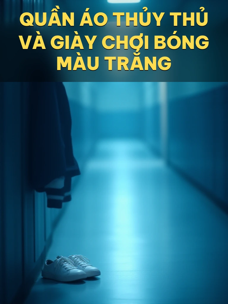 Quần Áo Thủy Thủ Và Giày Chơi Bóng Màu Trắng