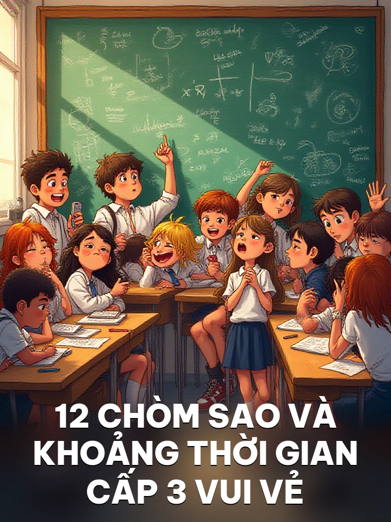 12 Chòm Sao Và Khoảng Thời Gian Cấp 3 Vui Vẻ