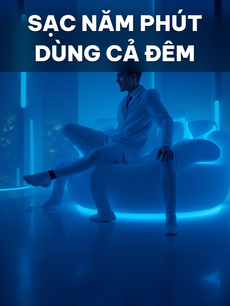 Sạc Năm Phút Dùng Cả Đêm