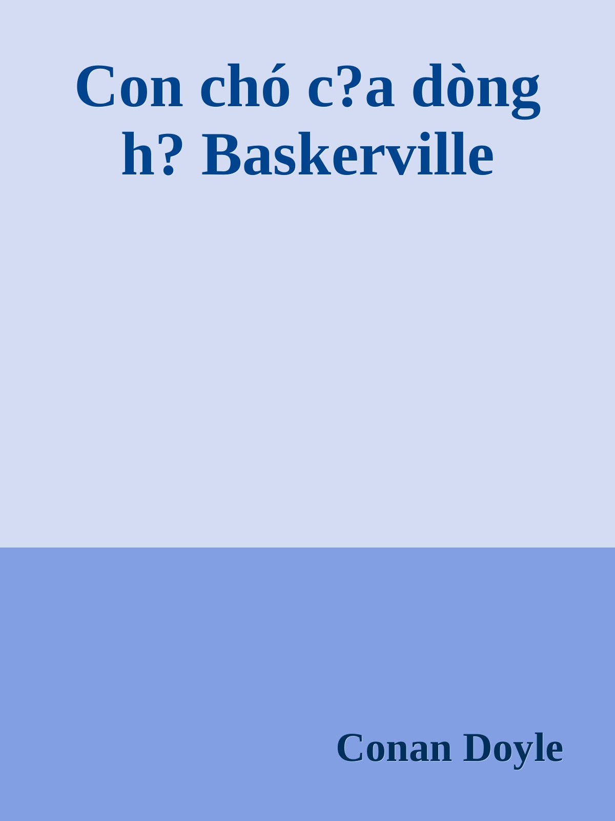 Con chó của dòng họ Baskerville