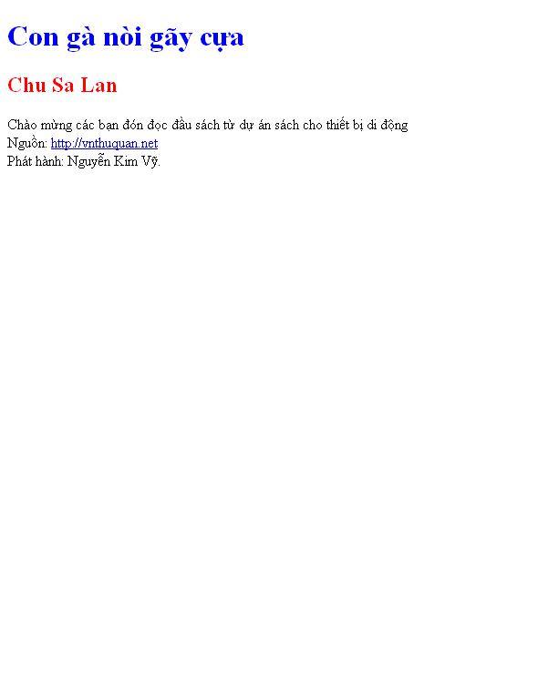 Con gà nòi gãy cựa