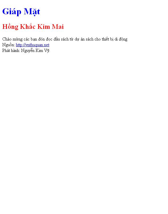 Giáp Mặt