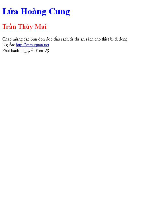 Lửa Hoàng Cung