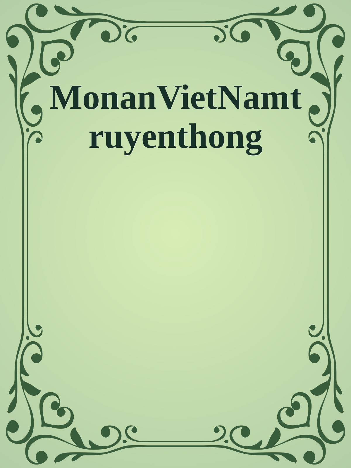 MonanVietNamtruyenthong