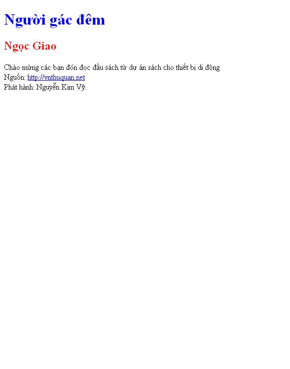 Người gác đêm