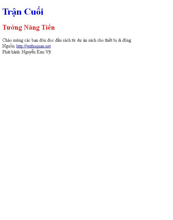 Trận Cuối
