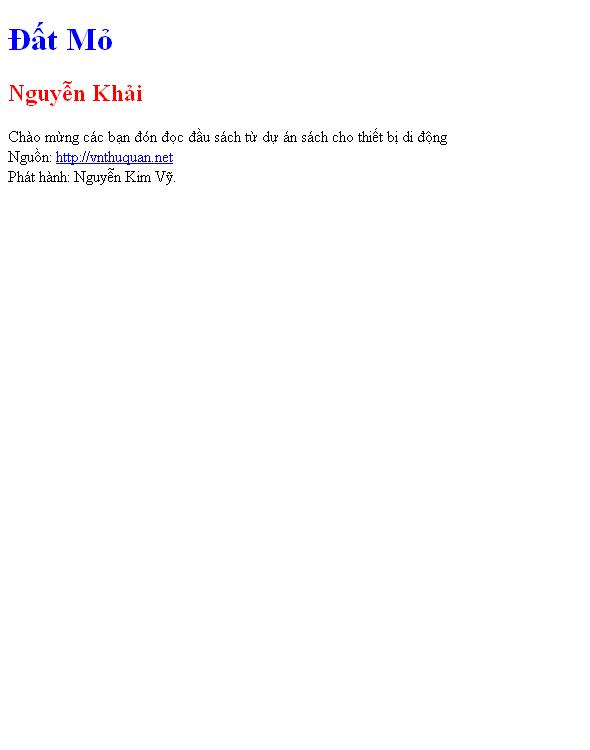 Đất Mỏ