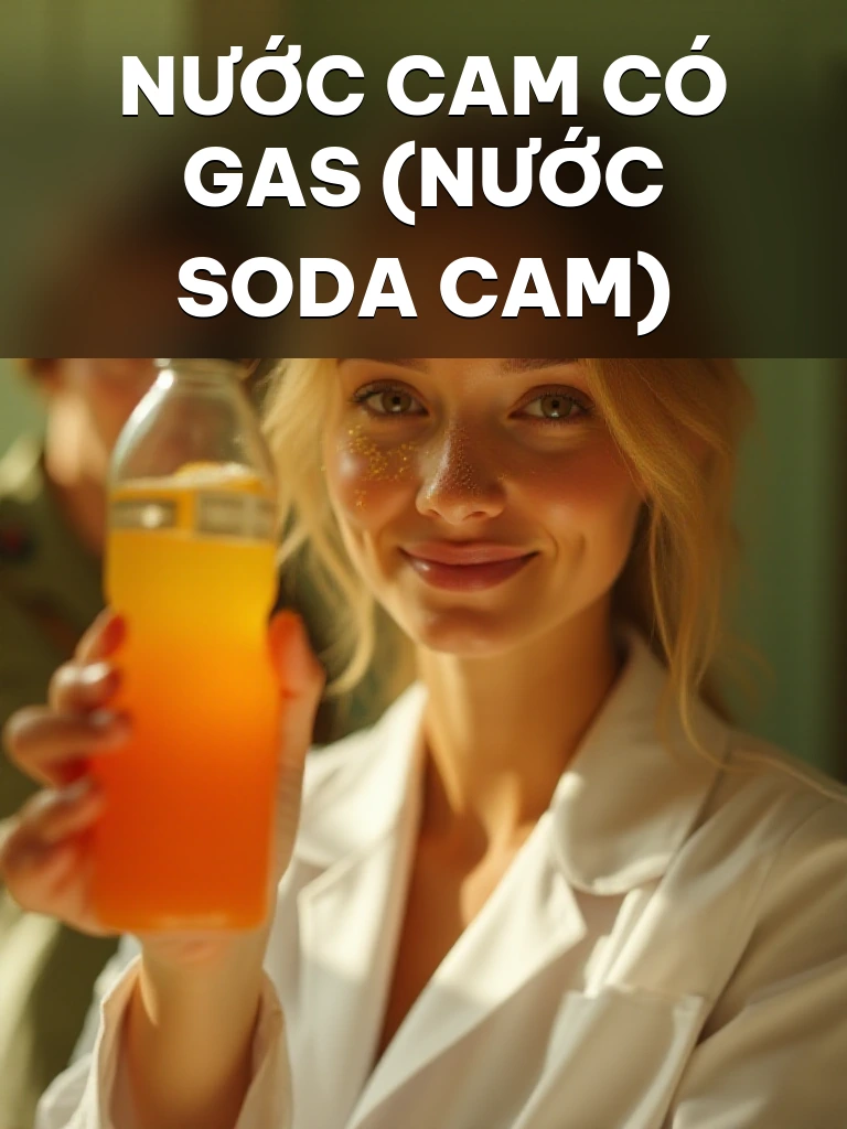 Nước Cam Có Gas (Nước Soda Cam)