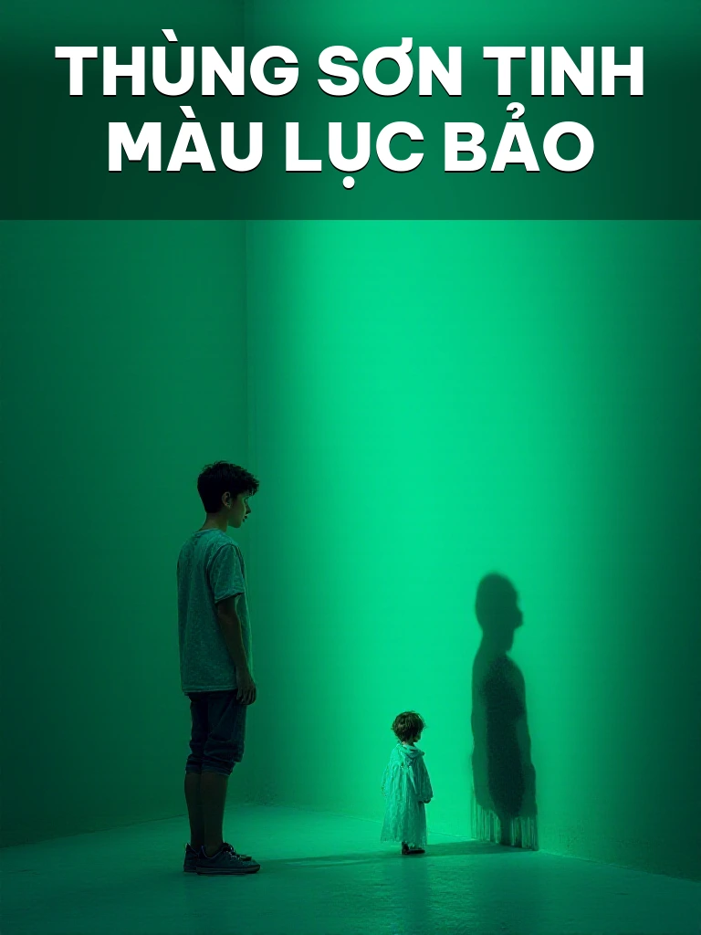 Thùng Sơn Tinh Màu Lục Bảo